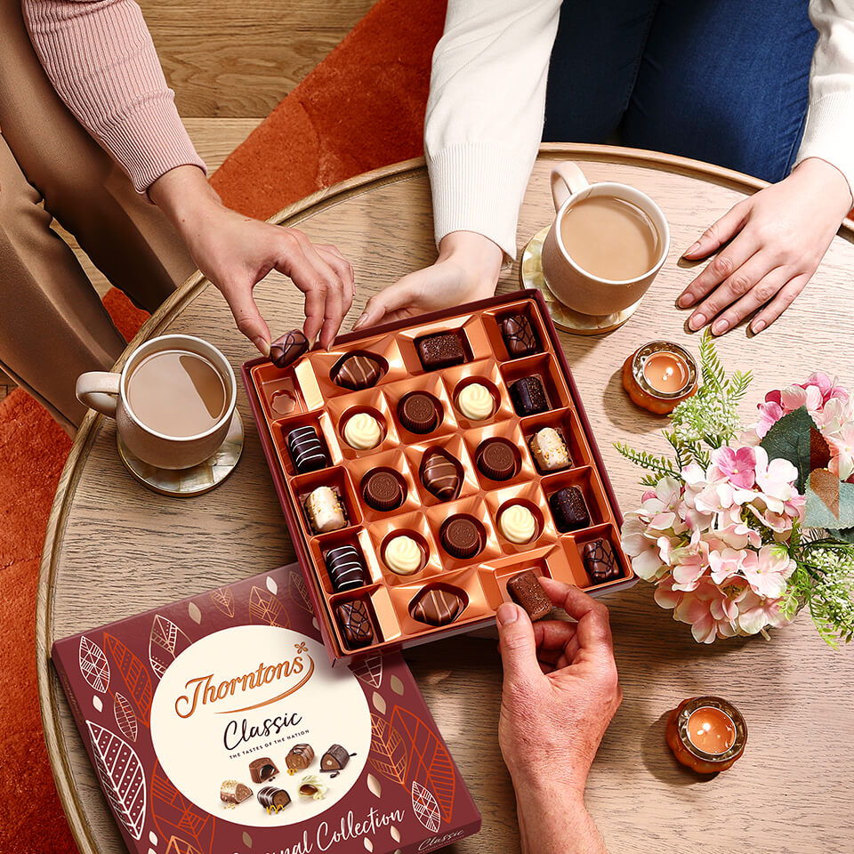 Thorntons Seasonal Collection chocolate box.