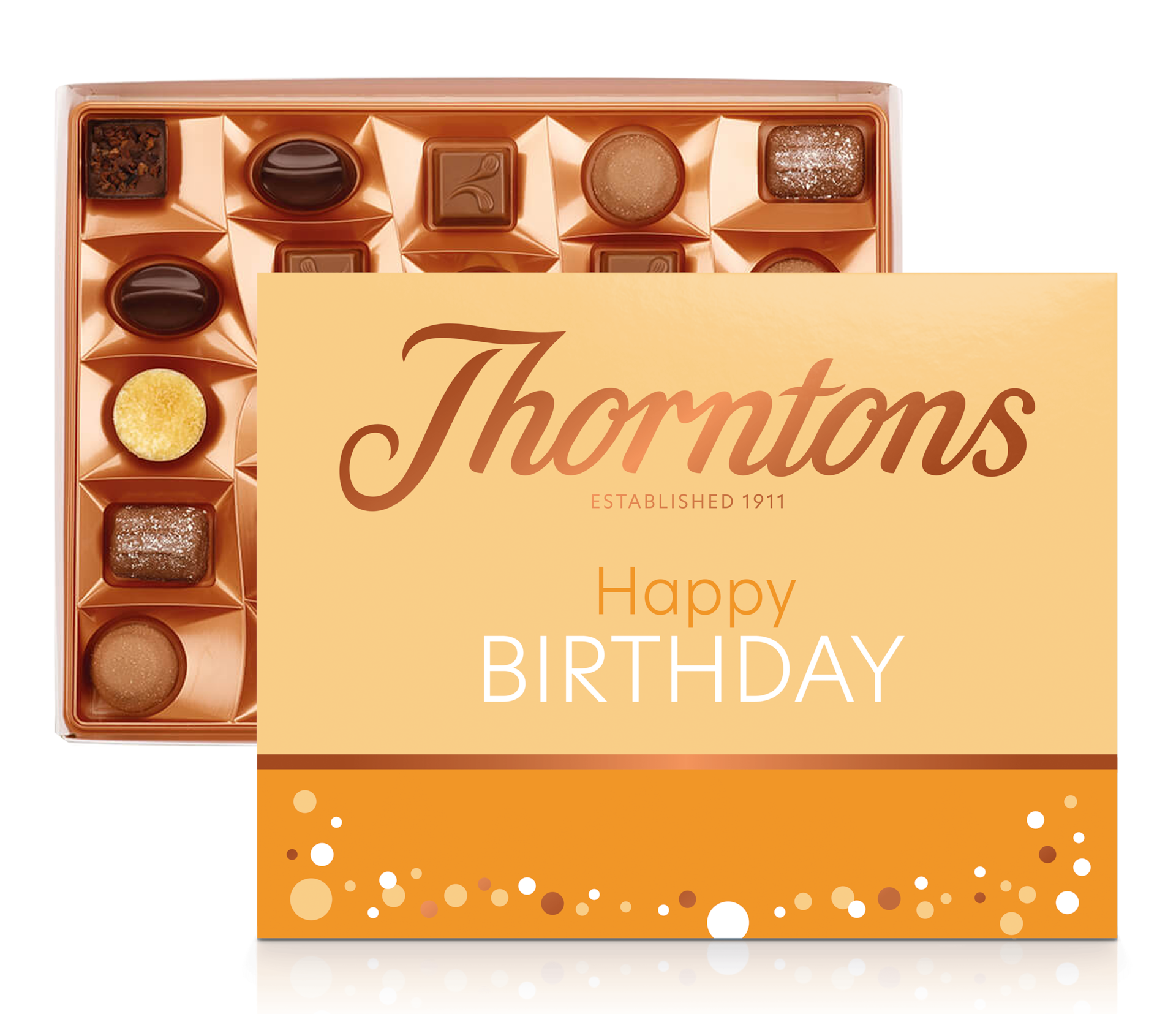 Continental Assortment 264g with Happy Birthday Sleeve