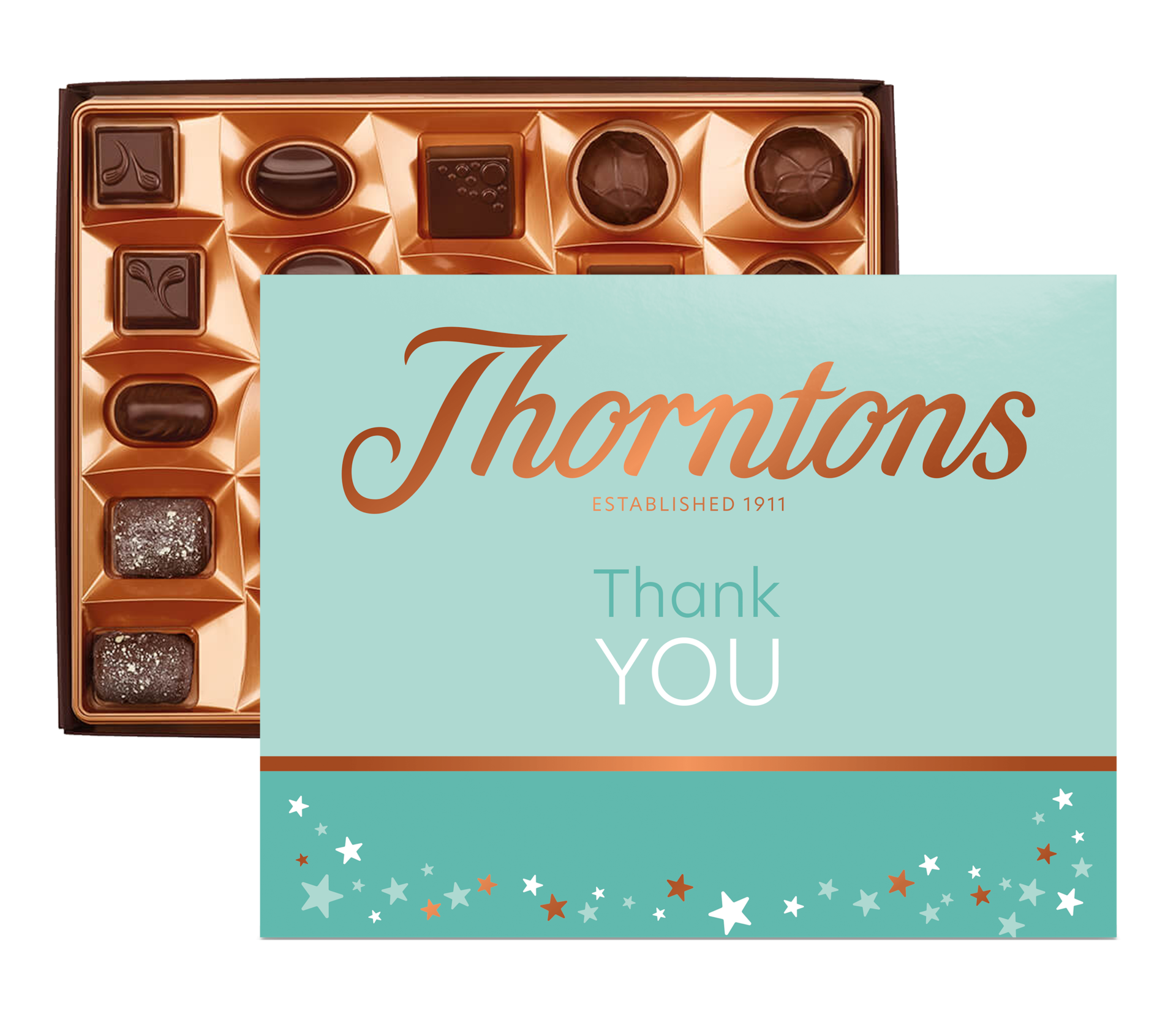 Continental Dark Assortment 264g with Thank You Sleeve