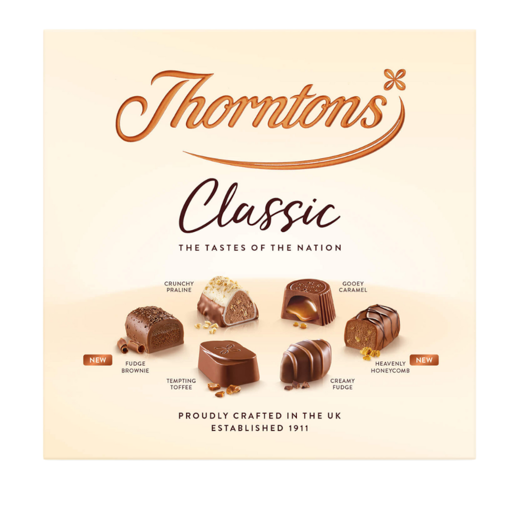 Thorntons' Classic Collection 150g A Box of Our Milk & Dark Chocolate Classics