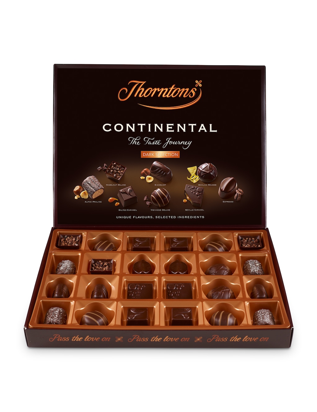 Continental Dark Chocolate Collection 264g