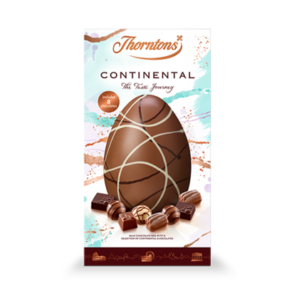 Continental chocolate Easter egg