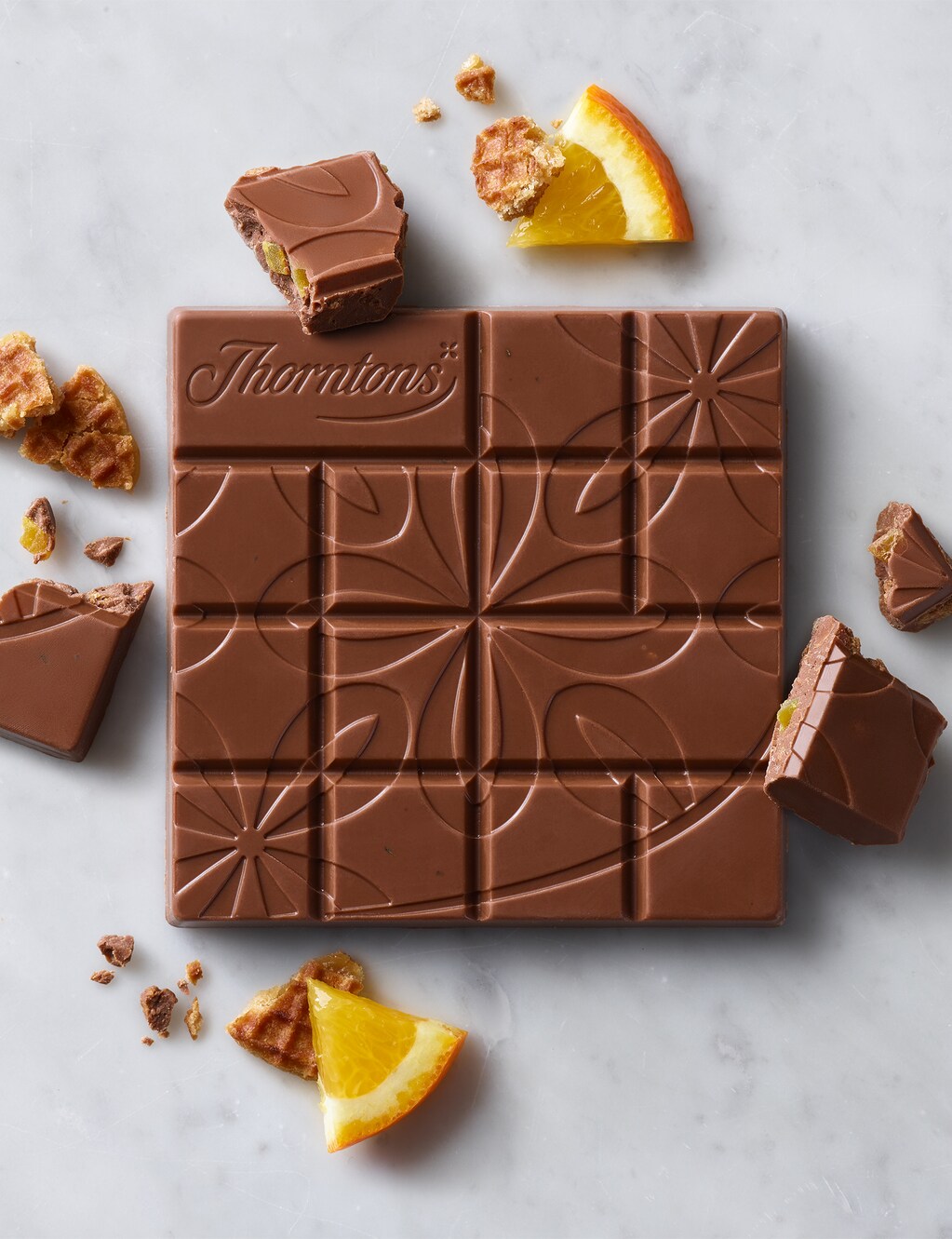 Orange Crisp Chocolate Block