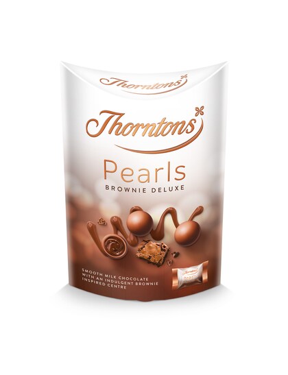 Thorntons Pearls Brownie Deluxe 167g