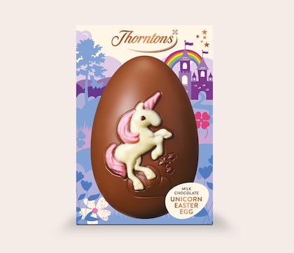 Milk chocolate unicorn Easter egg