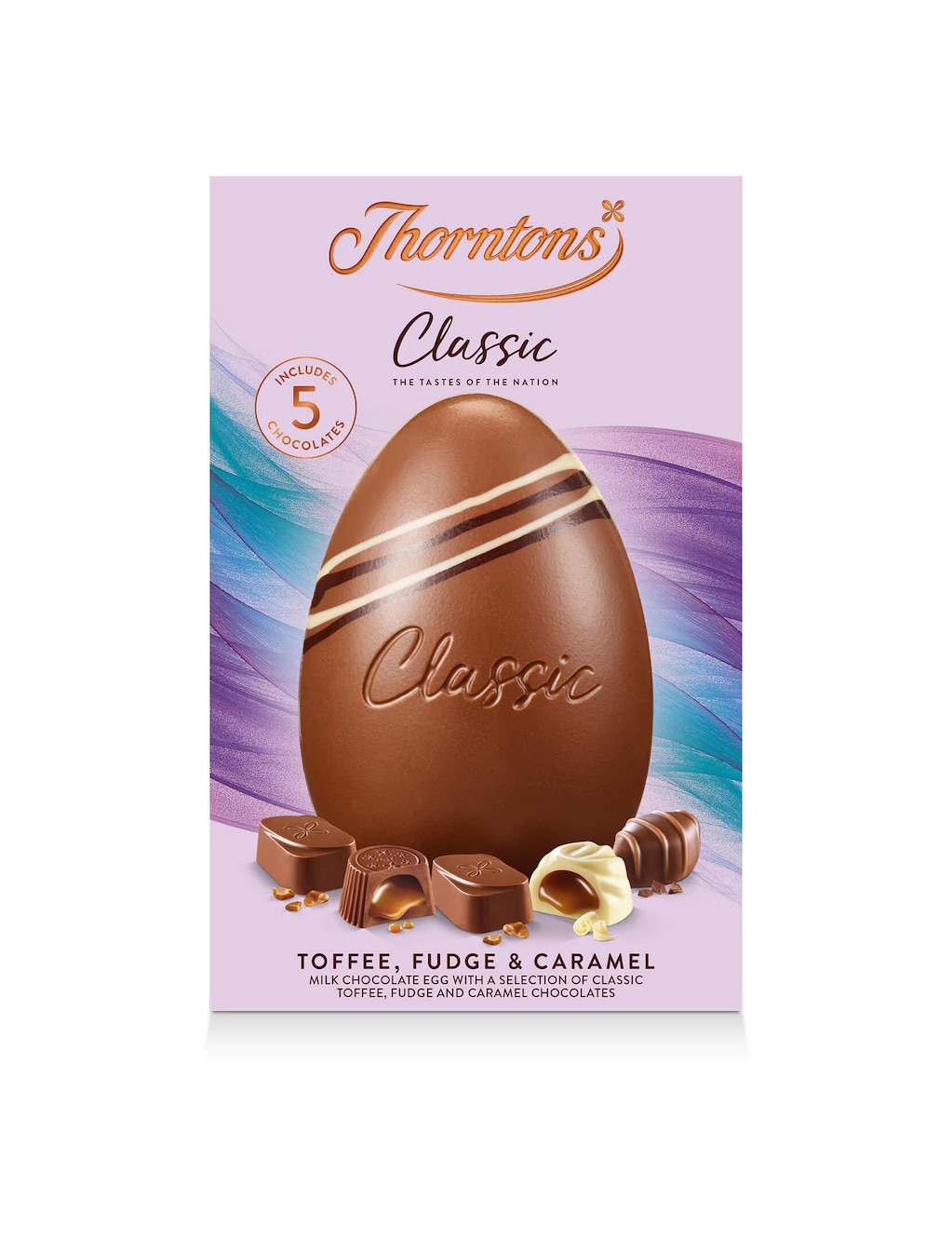 Toffee Caramel Easter Egg Fudge Easter Egg Thorntons