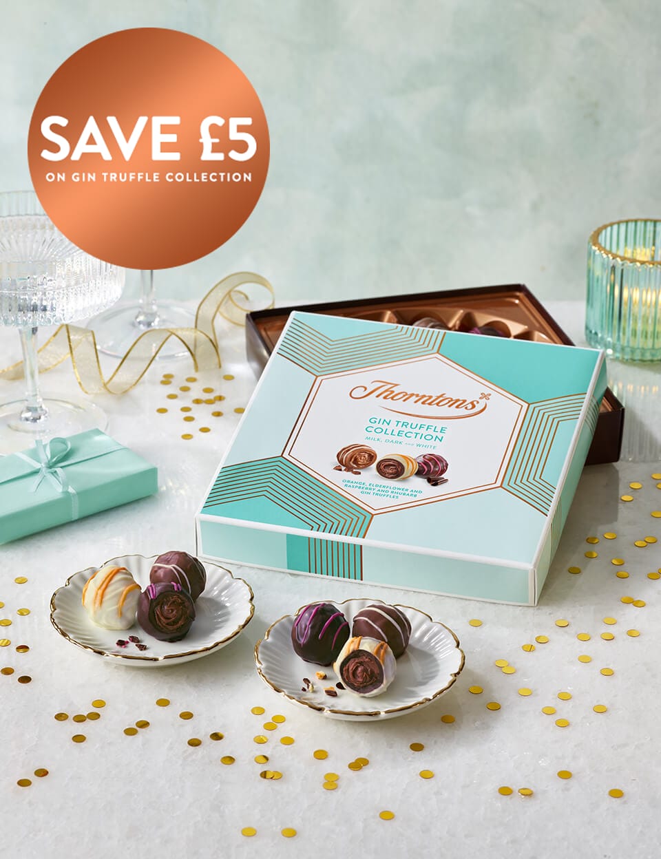 Thorntons Alcohol Champagne Truffles Chocolate