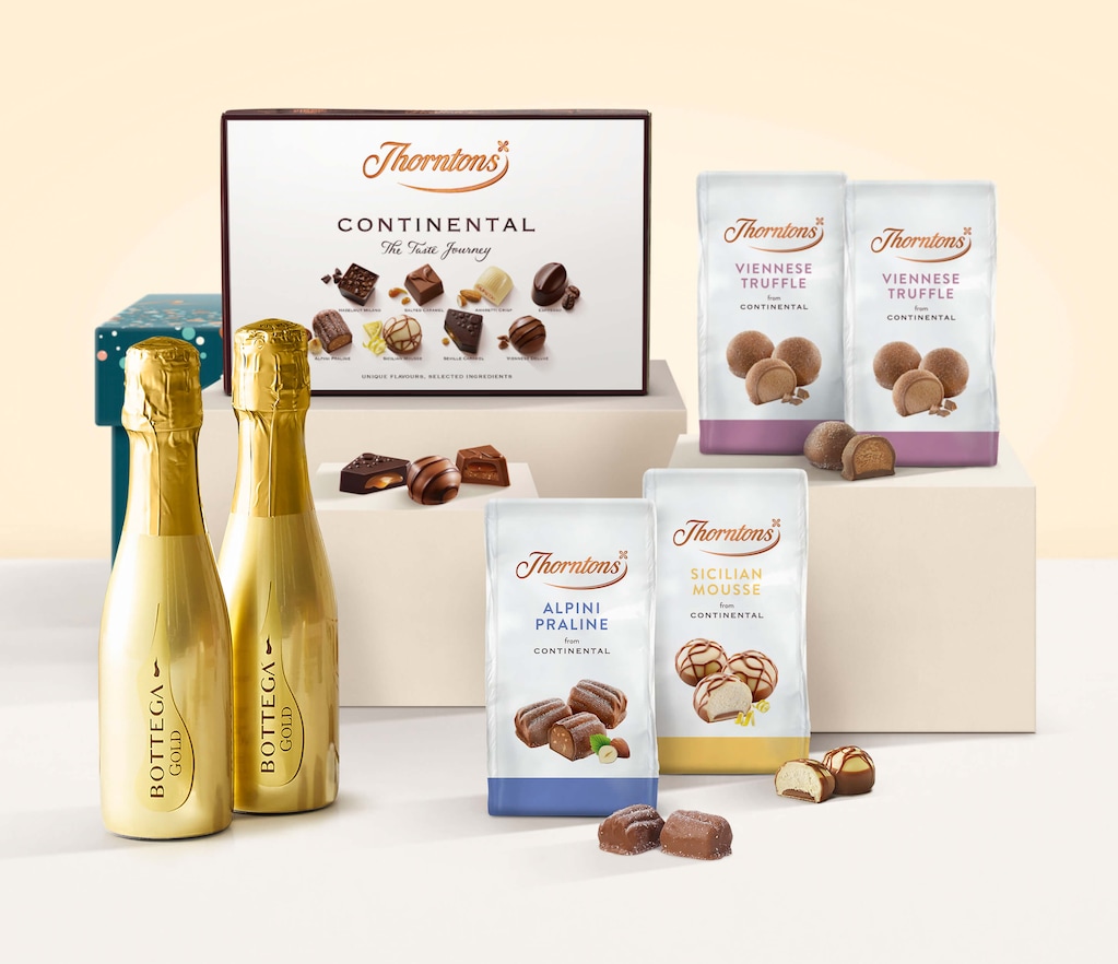 A Thorntons Chocolate Hamper.