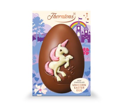 Milk chocolate unicorn Easter egg