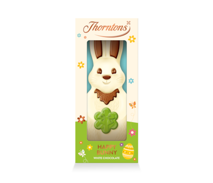 White chocolate bunny model