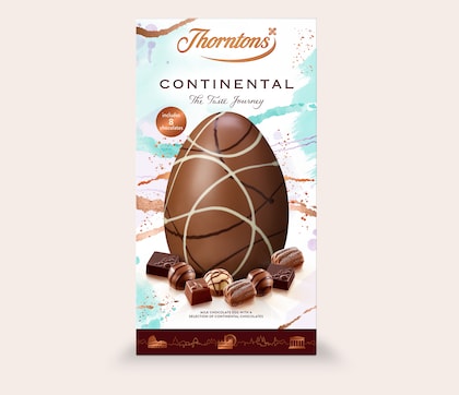 Continental chocolate Easter egg
