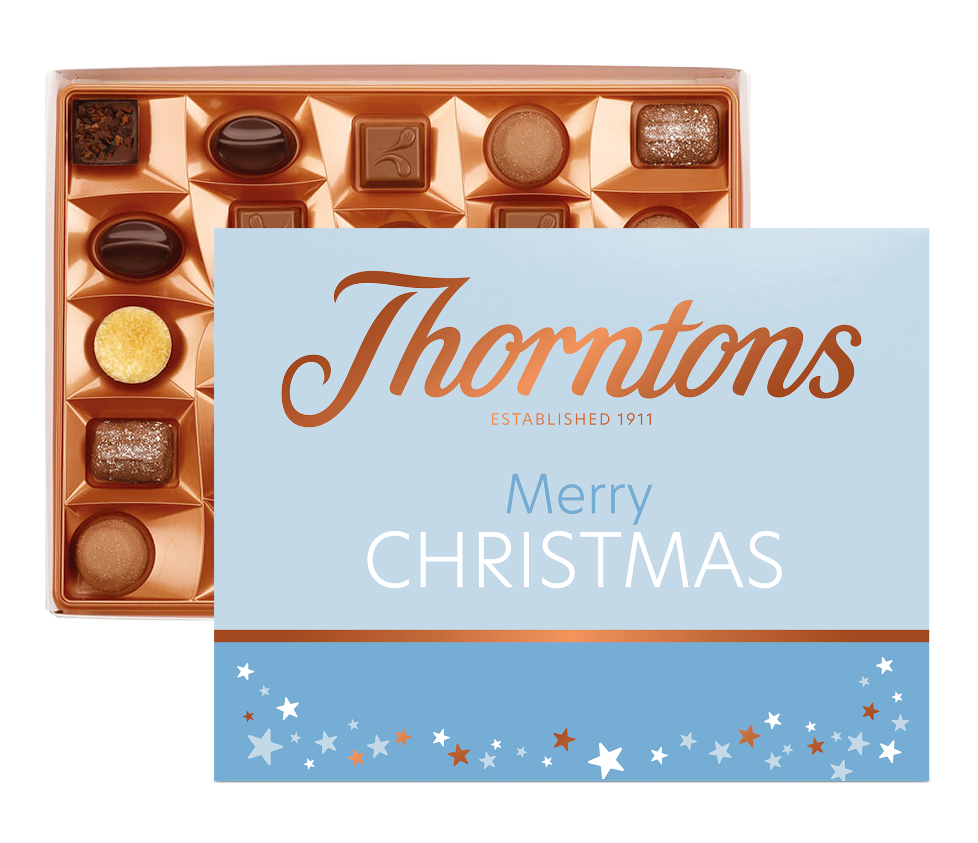 Continental Assortment 264g with Merry Christmas Sleeve