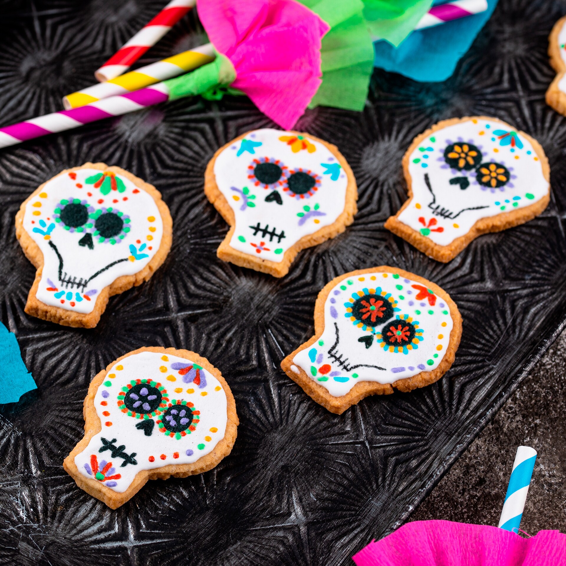 Day of the dead biscuits