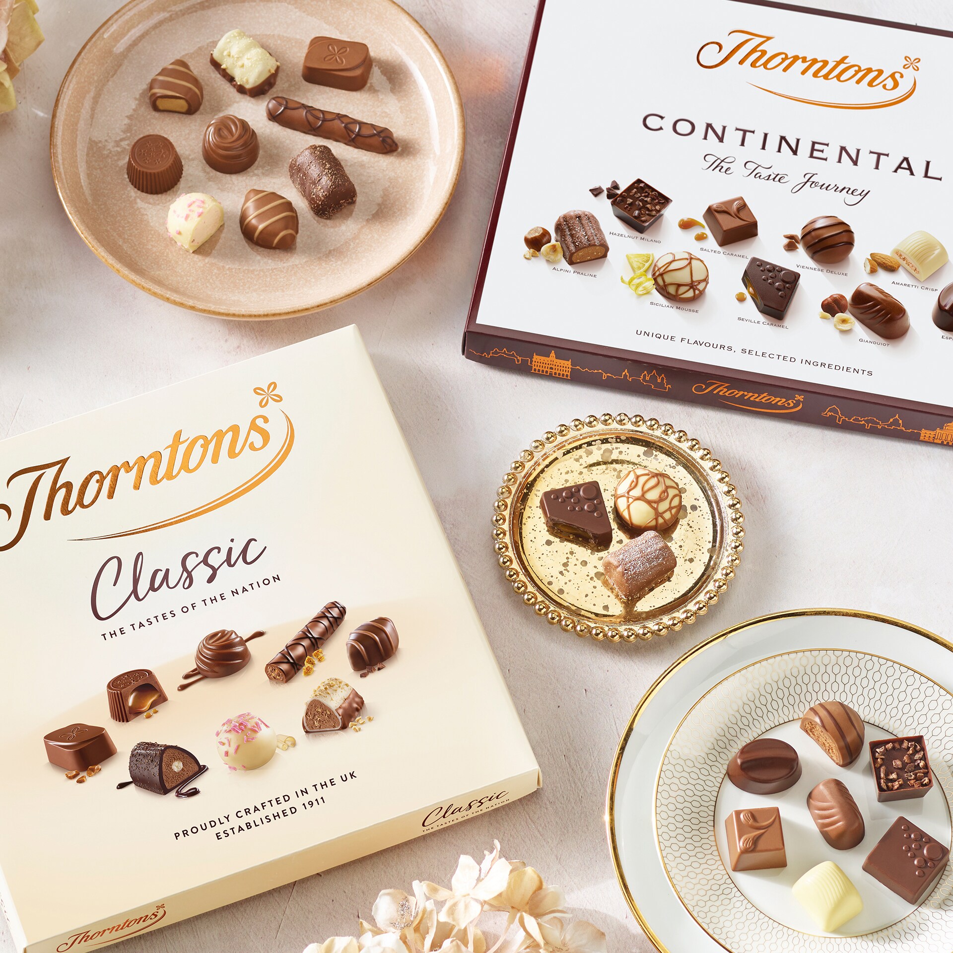 Two chocolate boxes