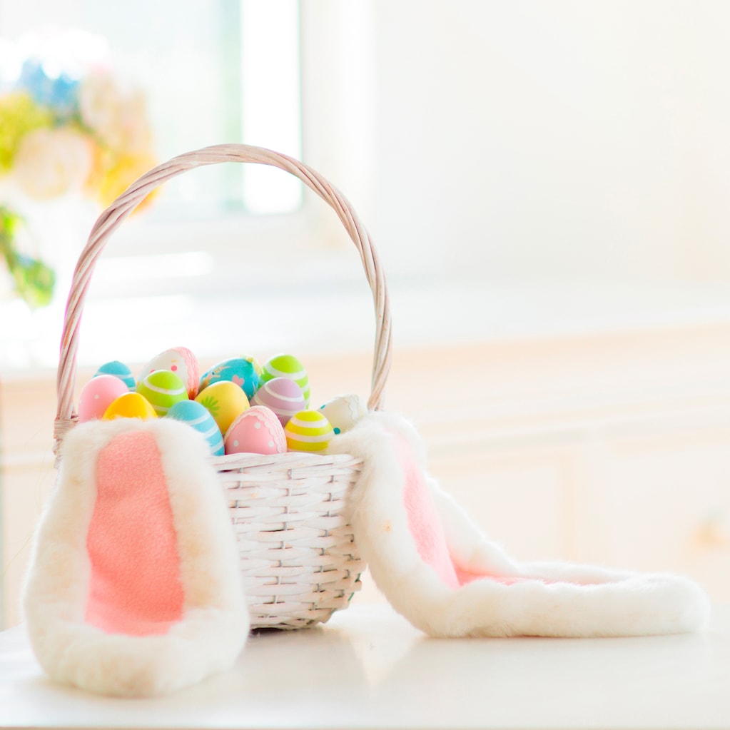 Easter egg hunt basket