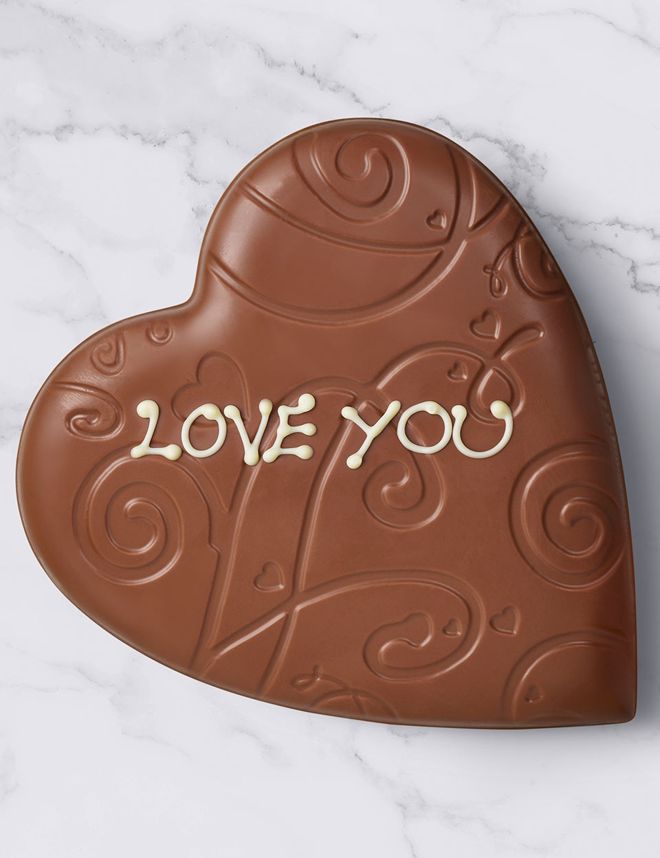 Thorntons iced milk chocolate heart